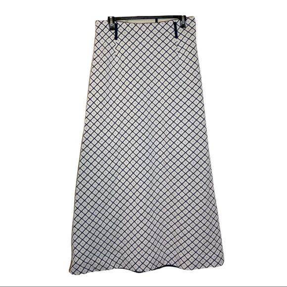 Vintage DiFini Originals 1960s 1970s Floor Length Skirt Geometric Print - Picture 3 of 16